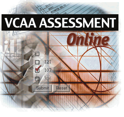 VCAA Assessment Online page main image